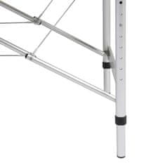 Aga Aluminijasta masažna miza MR7150 Črna