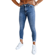Dstreet Ženske hlače iz džinsa PINES modre barve uy1726 s29