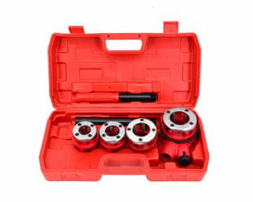 shumee AWTOOLS KOMPLET NAVOJEV ZA CEVI 1/2", 3/4", 1", 1-1/4" V KOVČKU