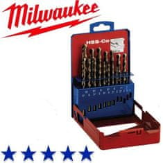 shumee MILWAUKEE KOBALTNI SVEDRI ZA KOVINO HSS-G CO SET 19 kosov 1-10mm