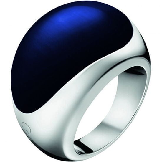 Calvin Klein Jeklen prstan s kamnom Ellipse KJ3QLR0201