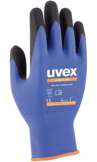 Uvex Athletic lite rokavice velikost 9 /precizno delo /suho in rahlo vlažno okolje /visoka občutljivost /mikropena