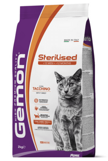 Gemon Sterilised hrana za mačke, puran, 2 kg
