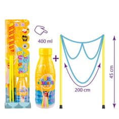 WOWO TUBAN milni mehurčki z vrvico - TUBAN milni mehurčki z vrvico, skodelicami in 400 ml tekočine