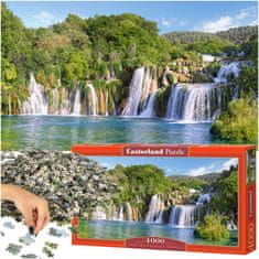 WOWO Puzzle 4000 kosov Slapovi Krke - CASTORLAND Puzzle 4000 kosov - Slapovi Krke, Hrvaška (139x68cm)