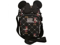 Disney Minnie Mouse Disney Črna, majhna torbica za čez ramo z mašno 18x10x5cm 
