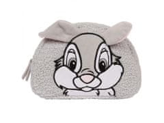 Disney Tuptuś Bambi Disney Siva potovalna kozmetična torbica, sherpa 22x15x6cm 