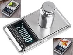 Verkgroup Digitalna mini LCD žepna tehtnica osvetljena 0,01-500g