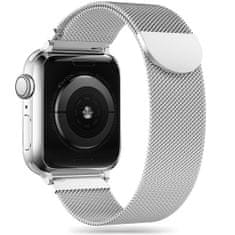 Tech-protect Milanese pašček za Apple Watch 42/44/45/49mm, silver