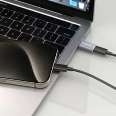 Tech-protect Ultraboost adapter USB-C / Lightning, siva