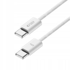 Tech-protect Ultraboost kabel USB-C / USB-C PD 60W 3A 2m, belo