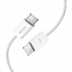 Tech-protect Ultraboost kabel USB-C / USB-C PD 60W 3A 1m, belo