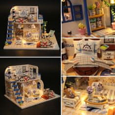 Dvěděti 2Kids Toys miniaturna hiška na Modri obali