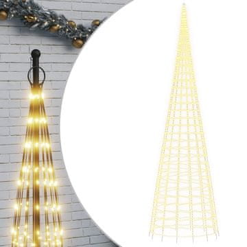 Vidaxl LED božično drevo 3000 LED 800 cm