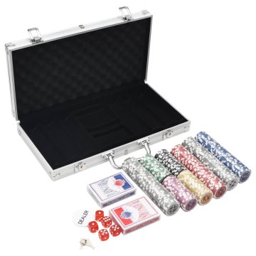 Vidaxl Komplet poker žetonov 300 kosov 11,5 g