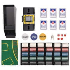 Vidaxl Komplet poker žetonov 600 kosov 4 g