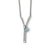 Decentna ogrlica za deklice Dreamzip s kristali L1001BLU