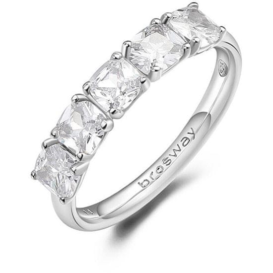 Brosway Elegantni srebrni prstan iz kubičnega cirkonija FIW25