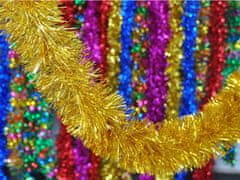 Verkgroup Girlanda za božično drevo zlata 6m
