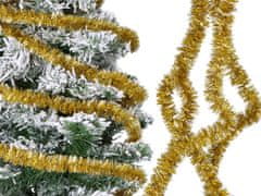 Verkgroup Girlanda za božično drevo zlata 2m