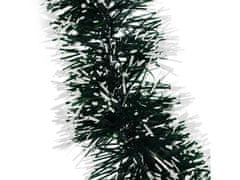 Verkgroup Girlanda za božično drevo zelena s snegom 5m