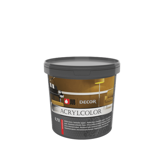 JUB DECOR Acrylcolor zlat 5001 0,75 L metalik zidna barva