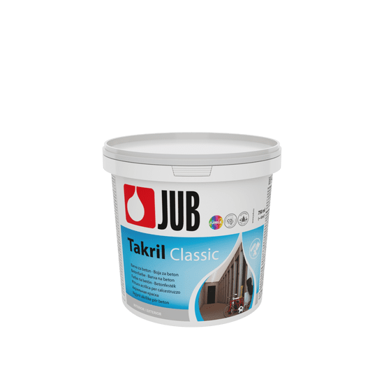 JUB TAKRIL Classic svetlo siv 31 0,75 L barva za zaščito betona