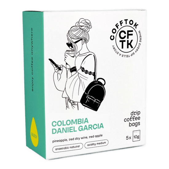 Cofftok Coffee Drip Bags Colombia Daniel Garcia