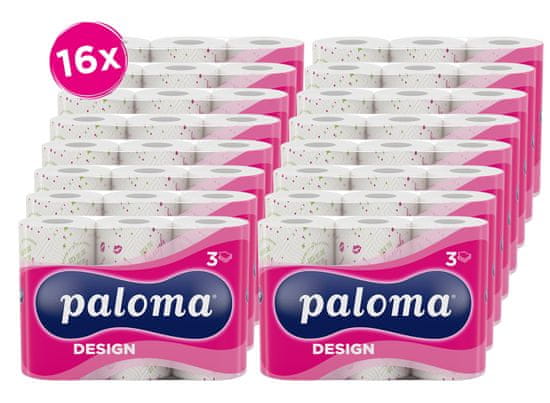 Paloma Design papirnate brisače, 50 listov, 3-slojne, 16/1