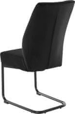 Danish Style Jedilni stol Elean (SET 2 kosa), črn