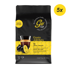 GORIZIANA Kavne kapsule, Go Caffè Linea Gusto, Gusto Aroma, 80 kapsul, kompatibilne z Nescafe Dolce Gusto