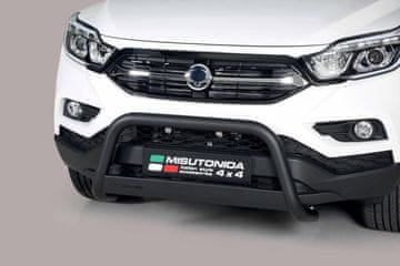 J&J Automotive Prednji okvirji za Ssangyong Musso 2018-nad 63mm črna
