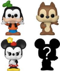 Funko Bitty POP! Disney - Goofy, Chip, Minnie Mouse & Mystery figurice, 4 kosi