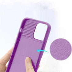 MG Privacy Lens silikonski ovitek za iPhone 13 Pro Max, vijolična