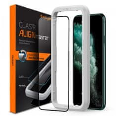 Spigen Spigen Full Cover Glass ALM FC Zaščitno kaljeno steklo, iPhone 11, črno