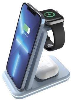 Canyon Brezžični polnilnik WS-304 BL, QC18W, 3v1