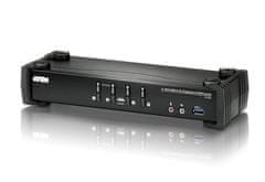 Aten KVM stikalo CS-1924, 4-portni USB 3.0 4K DisplayPort (4K,USB 3.1 Gen 1)