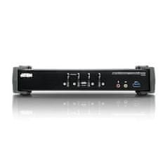 Aten KVM stikalo CS-1924, 4-portni USB 3.0 4K DisplayPort (4K,USB 3.1 Gen 1)