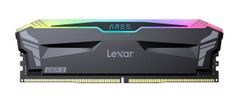 Lexar ARES DDR5 32GB (komplet 2x16GB) UDIMM 6000MHz CL30 XMP 3.0 & EXPO - RGB, hladilnik, črna