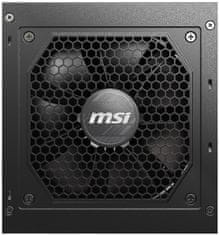 MSI napajalnik MAG A750GL PCIE5/ 750W/ ATX3.1/ akt. PFC/ 7 let polne garancije/ 120mm ventilator/ modularna napeljava/ 80PLUS Gold