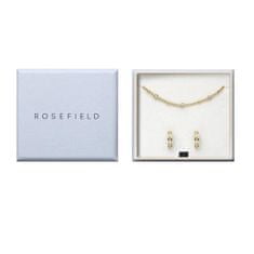 Rosefield Komplet pozlačenega kristalnega nakita JBHCG-X277 (zapestnica, uhani)