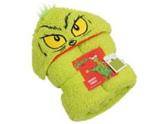 sarcia.eu Grinch Zelena odeja z kapuco - 120x150 cm OEKO-TEX