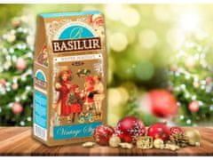 Basilur BASILUR Winter Holidays - Črni listični čaj z dodatkom češenj, pomarančne lupine in cvetov pomaranče, božični čaj 85 g x1