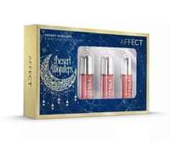 AFFECT Komplet treh mini tekočih šmink - 3 Mini liquid lipstick Set - Desert Wonders 