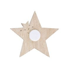 Rayher.	 Leseni okraski zvezdice 4,5 cm