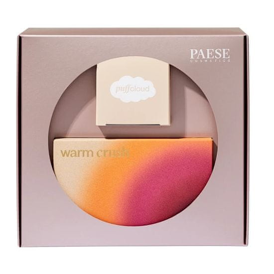 shumee Puder za oči Crush On You Set Puff Cloud 5,3 g + Warm Crush paleta senčil za oči 11 g