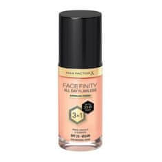 shumee Facefinity All Day Flawless 3v1 prekrivna tekoča podlaga C50 Natural Rose 30 ml