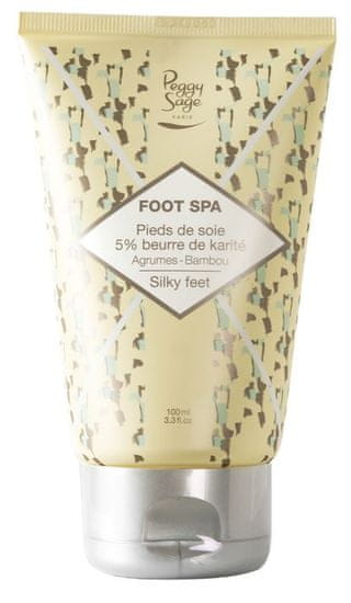 shumee Foot Spa Silky Feet krema za stopala 5% karitejevo maslo 100 ml