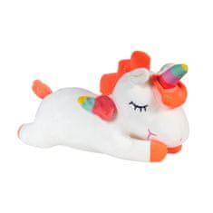Aga4Kids Plišasta blazina Samorog Bela 50 cm