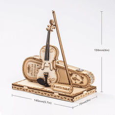 Model Violina Capriccio, Lesena 3D sestavljanka, (TG604K)